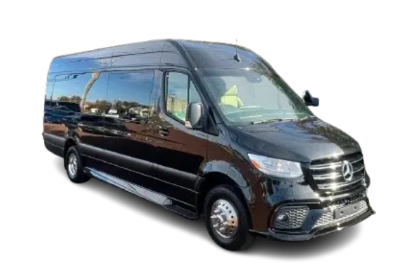 12 PASSENGER BLACK SPRINTER LIMOUSINE
