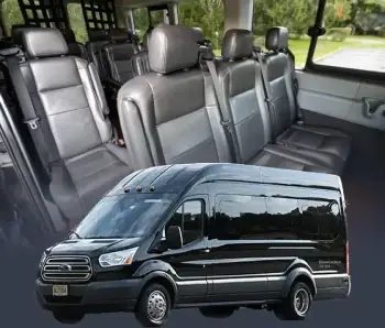 14 Passenger Black Executive Shuttle