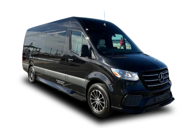 7 PASSENGER BLACK JET SPRINTER 1